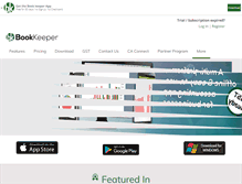 Tablet Screenshot of bookkeeperapp.net